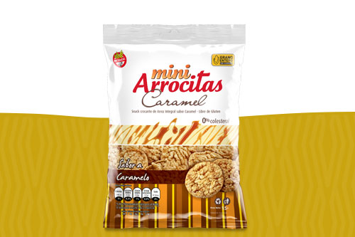 MiniArrocitas Caramel Galletas de Arroz