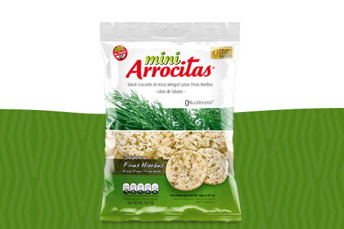 MiniArrocitas Finas Hierbas Galletas de Arroz